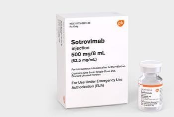 Imagen de uno de los nuevos fármacos autorizados contra el COVID-19, el Sotrovimab.