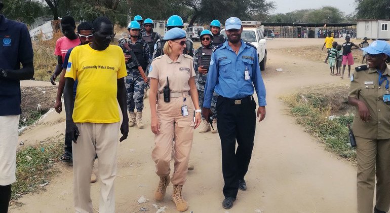 Миротворец ООН Юлия Сафронова в Южном Судане
