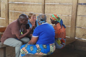 La Haute-Commissaire des Nations Unies aux droits de l'homme, Michelle Bachelet, visite Bunia en République démocratique du Congo (janvier 2020).