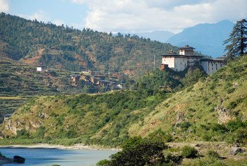 不丹旺杜波德朗宗全景