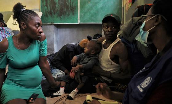 In early 2022, the UN helped to relocate people displaced by gang Violence in Port-au-Prince, Haiti. (file)