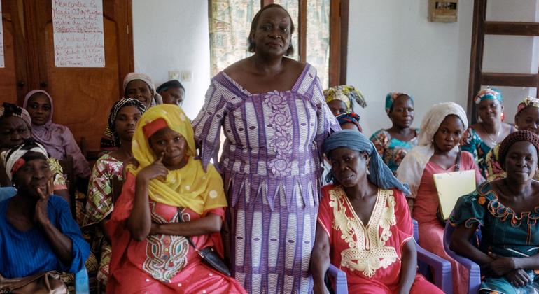 Chantal, coordinator of the Planète Femmes NGO in the Central African Republic.