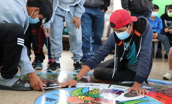 Teenagers at Casa Nuestras Raíces, one of two shelters run by the Guatemalan Ministry of Social Welfare.