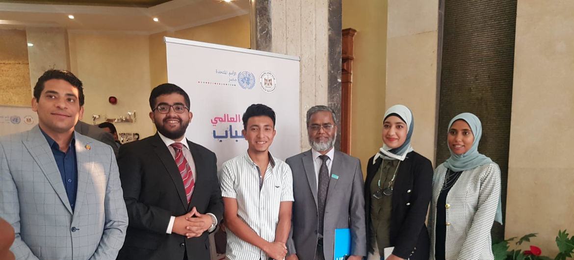 احتفلت منظمة اليونيسف في مصر ووزارة الشباب والرياضة وعدد من الوزارات والجهات المعنية باليوم العالمي للشباب.