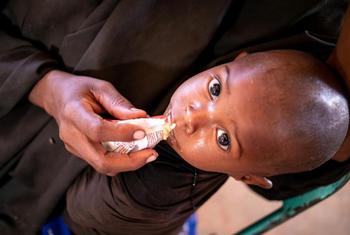 यूनिसेफ सोमालिया कुपोषित बच्चों को पोषण संबंधी हस्तक्षेप सेवाएं प्रदान करता है.