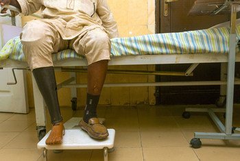 A 54-year-old Nigerian man with Type 2 diabetes had to have his right foot amputated (file photo).