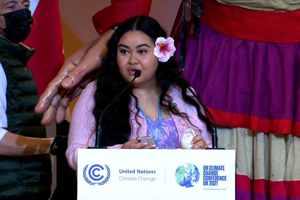 بريانا فروين، ناشطة في مجال المناخ في ساموا،