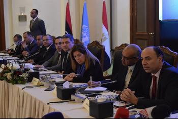 انطلاق اجتماع اللجنة المشتركة من مجلس النواب والمجلس الأعلى للدولة بتيسير الأمم المتحدة في القاهرة.