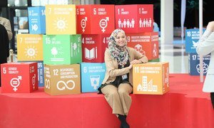 This young lady is participating in the Tenth World Urban Forum (WUF10), which wrapped up in Abu Dhabi on 13 February 2020. The Forum was established in 2001 by the UN to address one of the most pressing issues facing the world today: rapid urbanization.