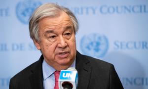 联合国秘书长古特雷斯对乌克兰战争深表关注。