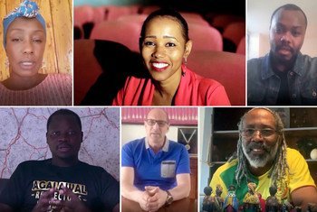 非洲大陆的许多艺术家和运动员已决定联合起来，帮助共同应对2019冠状病毒病大流行。