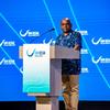 Presidente da Assembleia Geral, Abdulla Shahid, discursa na conferência oceânica em Palau