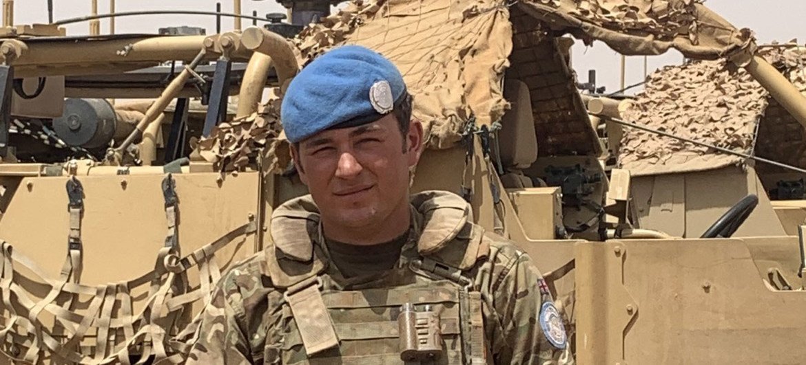 Trooper Jake Drake, is a driver serving in the UK contingent of MINUSMA.