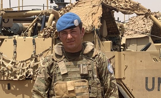 Trooper Jake Drake, is a driver serving in the UK contingent of MINUSMA.