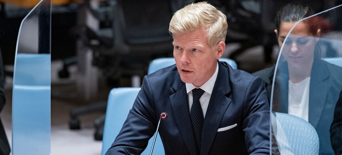 Hans Grundberg, enviado especial de la ONU para Yemen, informa al Consejo de Seguridad.