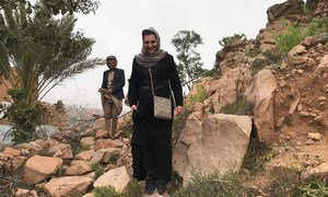 Sonia Almassad, a Field Programme Officer from Syria, with the Office for the Coordination of Humanitarian Affairs in Yemen.