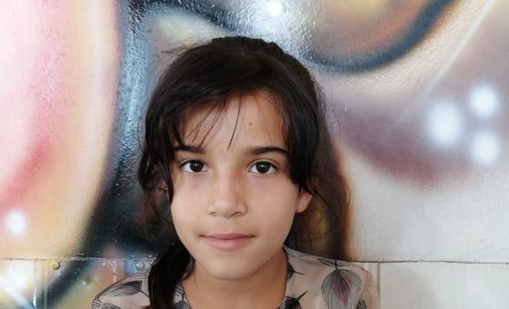 Ghena Adil Tughan, a Syrian Refugee from Zaatari Camp in Jordan.