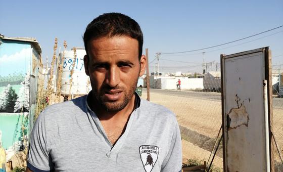 Adil Tughan, a Syrian Refugee in Al Zaatari Camp.