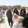विश्व खाद्य कार्यक्रम (WFP) द्वारा अफ़ग़ानिस्तान के हेरात प्रान्त में, अगस्त में खाद्य सामग्री का वितरण.