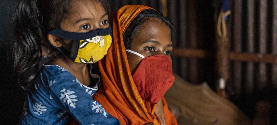 A domestic worker from the Kalayanpur Slum in Bangladesh who lost her job due to the COVID-19 crisis.