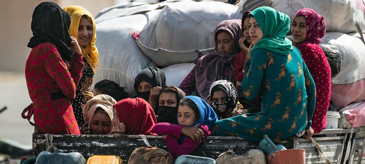 ООН оказывает ежемесячно помощь миллионам  жителей Сирии. 