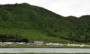 A settlement in Rakhine province, northern Myanmar. (file photo)