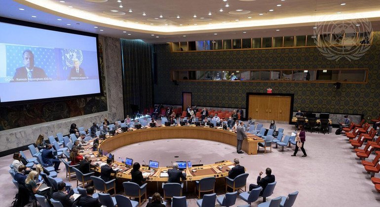 2021年10月14日, 安理会举行关于也门问题的会议。