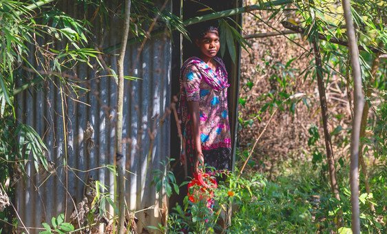 In Bangladesh, latrines provide women and girls privacy when they are menstruating.