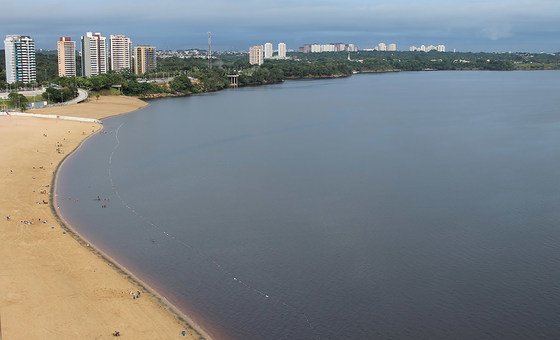 Cidade de Manaus, no Amazonas, Brasil.
