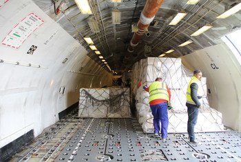 UNICEF tiene años de experiencia en la logística de transportar mercancias por todo el mundo