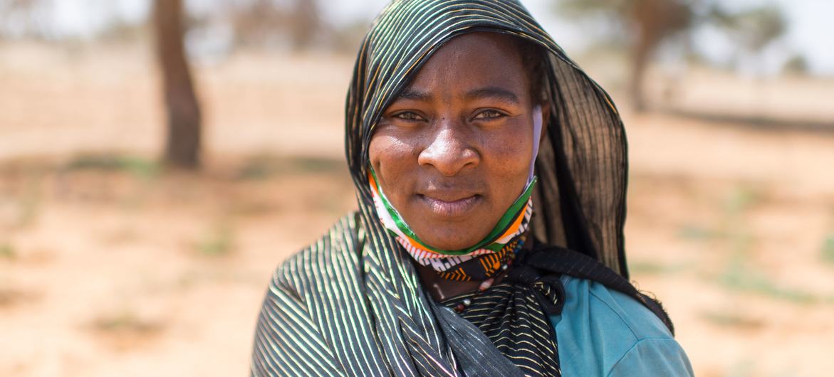 Une réfugiée malienne à Ouallam, au Niger.