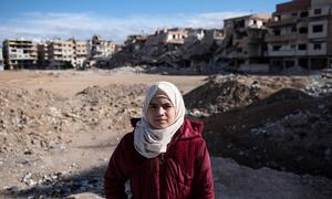 Eleven-year-old Aminah has lived through the devastating conflict in Syria, which killed her dad and eldest brother.
