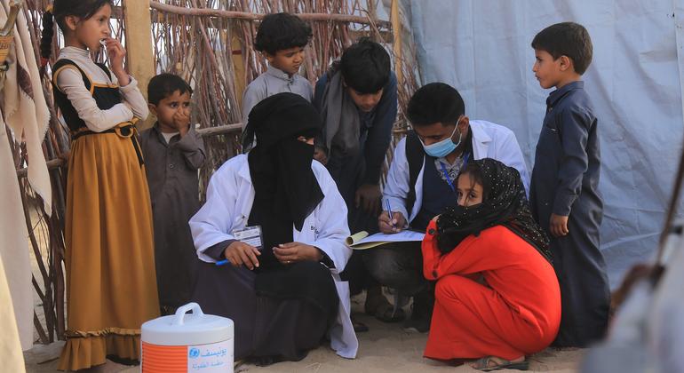 انطلاق حملة لتطعيم 1.3 مليون طفل في اليمن ضد شلل الأطفال
