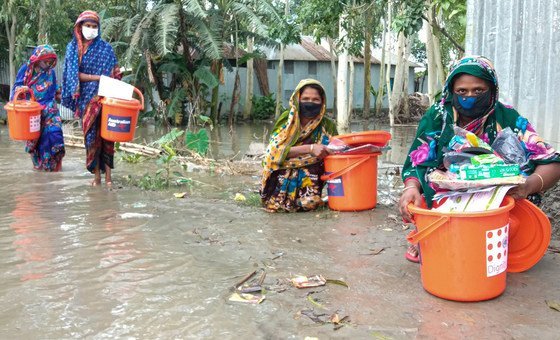 No Bangladesh, fundos ajudaram a prevenir efeitos das cheias