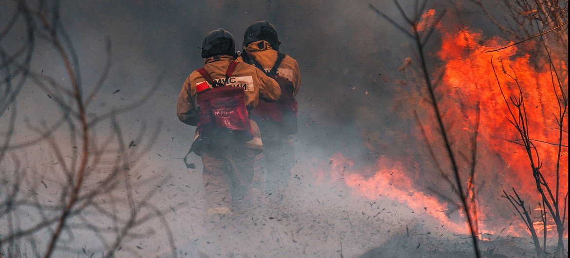 El cambio climático aumenta el riesgo de temperaturas cálidas y secas que puede favorecer los incendios forestales.