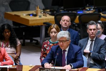Мирослав Йенча, помощник Генерального секретаря ООН, выступил в Совете Безопасности ООН.