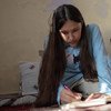 भारत में अफ़गान शरणार्थी, 16 वर्षीय नादिरा गंजी यूएनएचसीआर के वार्षिक ‘यूथ विद रिफ्यूजी आर्ट कॉन्टेस्ट’ प्रतियोगिता के विजेताओं में से एक हैं.