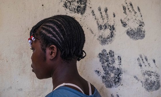 A fifteen-year-old girl from the Central African Republic missed two years of school when she was a child soldier.