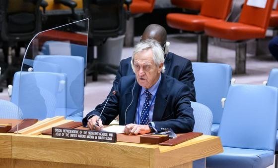 Nicholas Haysom, Special Representative of the Secretary-General for South Sudan briefs Security Council members connected  the concern    successful  the Sudan and South Sudan.