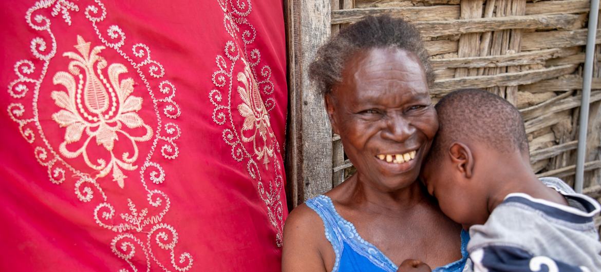Mariette Samson lost her crops in a flood in her village in northern Haiti in January 2022.