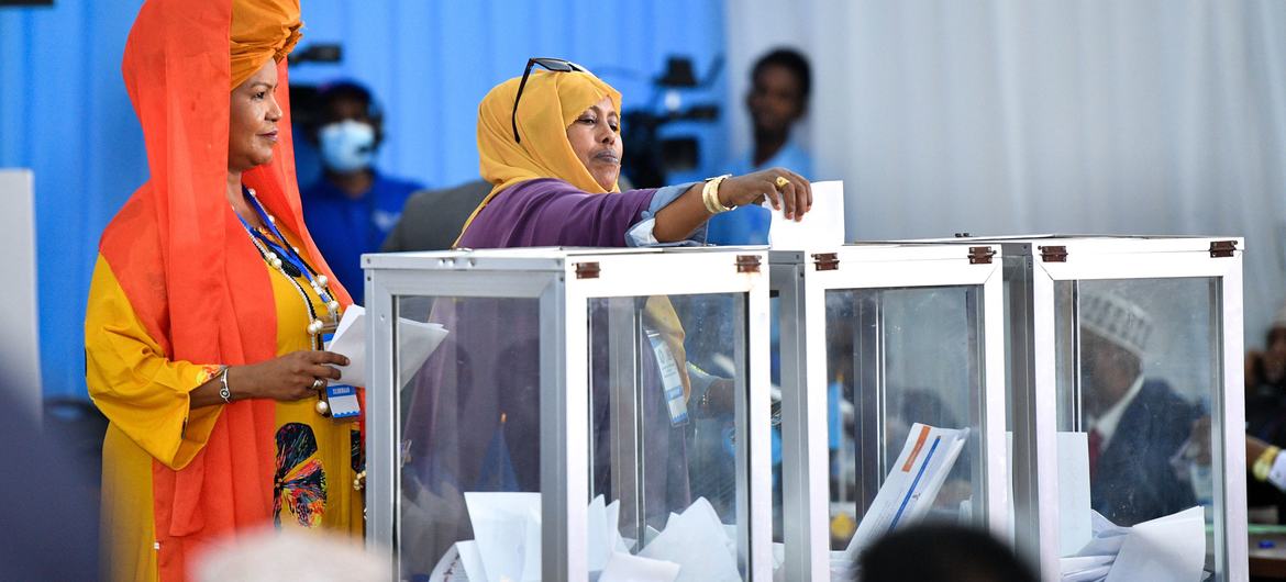 Le scrutin présidentiel organisé en Somalie le 15 mai 2022.