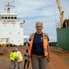 La capitaine Madeleine Habib travaille pour le Programme alimentaire mondial en Haïti.