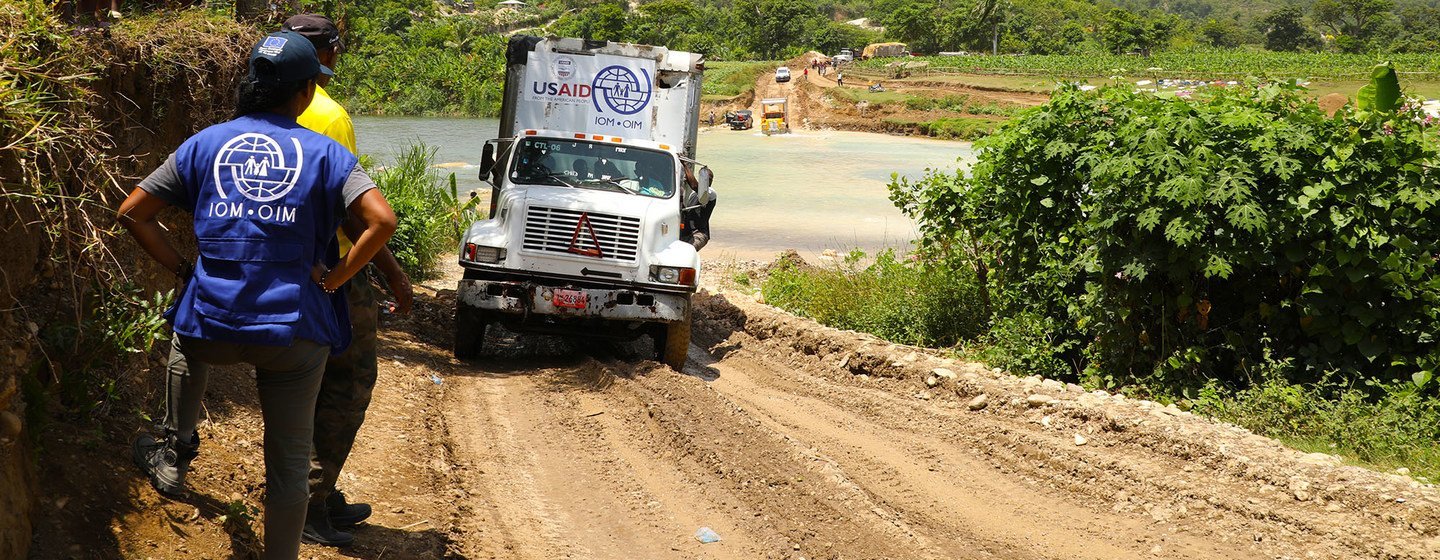 Essential infrastructure including roads and bridges were destroyed by the August earthquake.