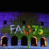罗马圆形大剧场的数字投影，庆祝联合国粮农组织成立75周年。