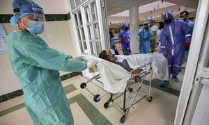 L'hôpital de Gaza pendant le pic de la pandémie de Covid-19.