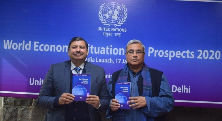 भारत में संयुक्त राष्ट्र के प्रमुख अर्थशास्त्री डॉक्टर नागेश कुमार ने नई दिल्ली में रिपोर्ट को जारी किया. 