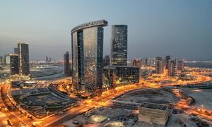 A view on Abu Dhabi, in the United Arab Emirates