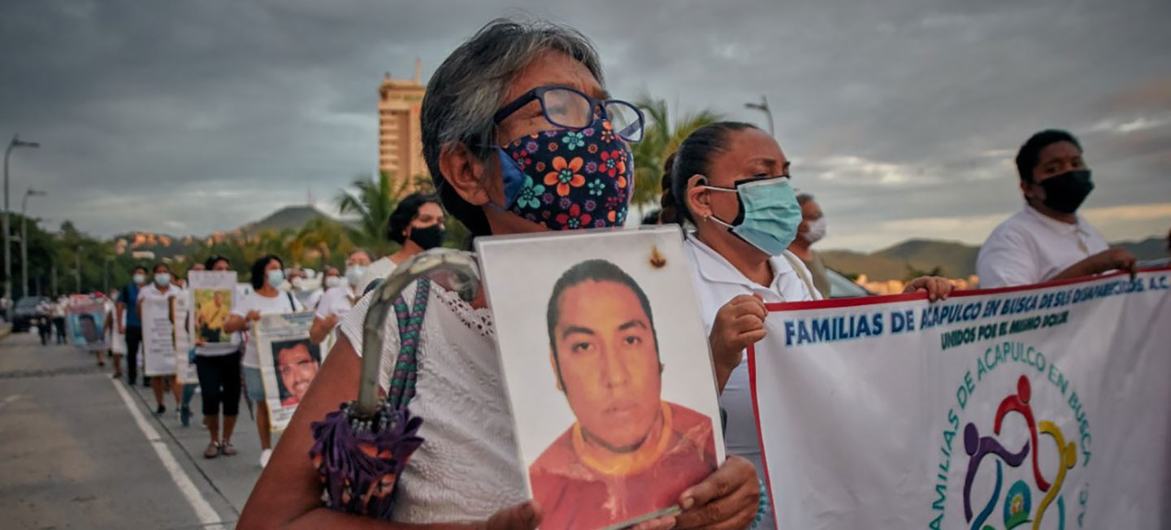 سجلت المكسيك رسميا حتى الآن أكثر من 100000 حالة اختفاء تم الإبلاغ عنها منذ عام 1964.