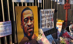 George Floyd, an African American, was killed after being restrained by police in the United States. 