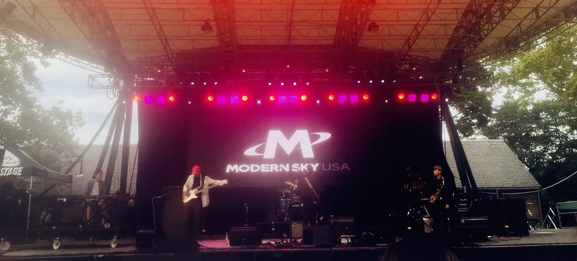 2018年在美国纽约中央公园举行的摩登天空音乐节。